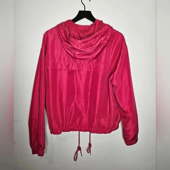 H&M Divided Hot Pink wind Breaker Track Jacket Size Large - Picture 5 of 7